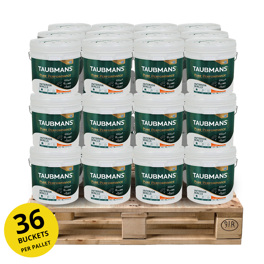 Taubmans Pure Performance Interior Walls Low Sheen 15L - 36 Bucket Bulk Deal