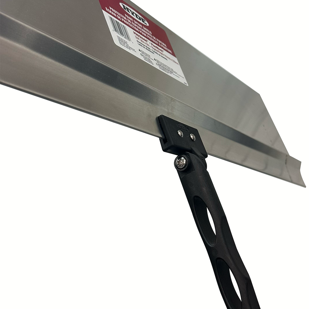 Hyde Spray Shield Aluminium Blade -  Plastic Handle ideal for airless spraying