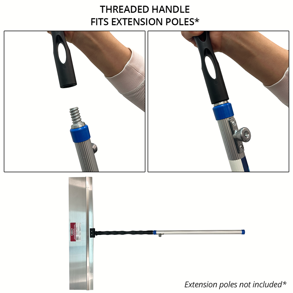 Hyde Spray Shield Aluminium Blade -  Plastic Handle ideal for airless spraying
