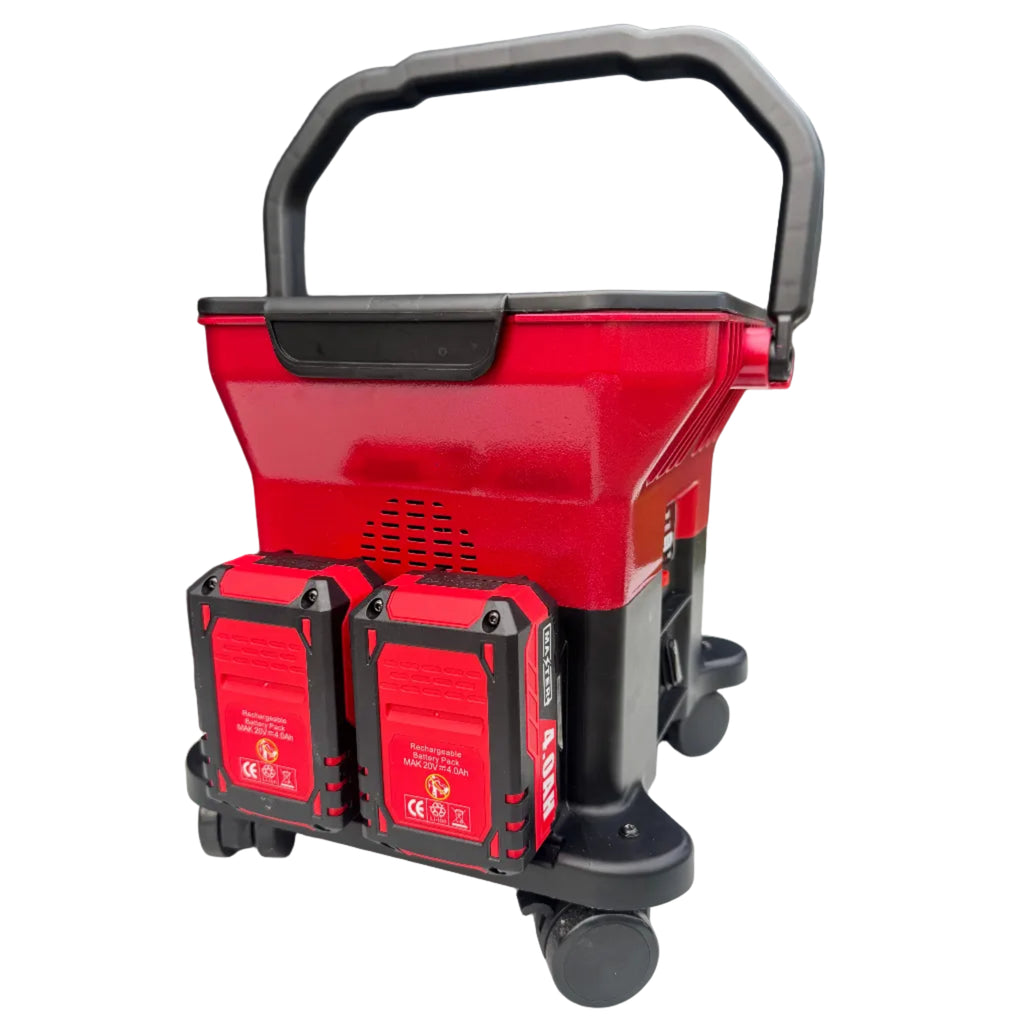 DAN’S Cordless Airless Cart Paint Sprayer – Tray Spray Go (Wheeled Unit)