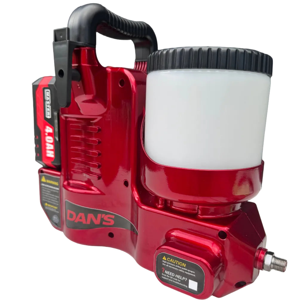 Dan’s Compact  Cordless Airless  Paint Sprayer (Black)