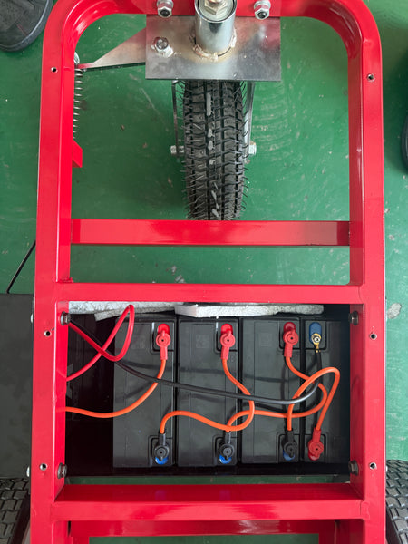 DAN'S Cordless Battery-Powered Line Marking Machine | Airless Lane Marker for Warehouse, Car Parks & Sports Courts