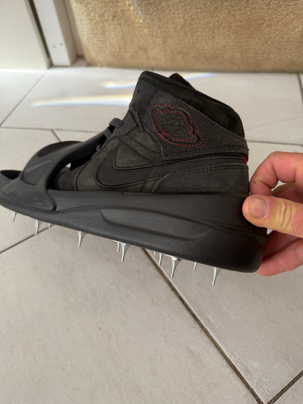 PaintAccess Spike Shoes for Epoxy Flooring – Professional Floor Coating Spiked Sandals