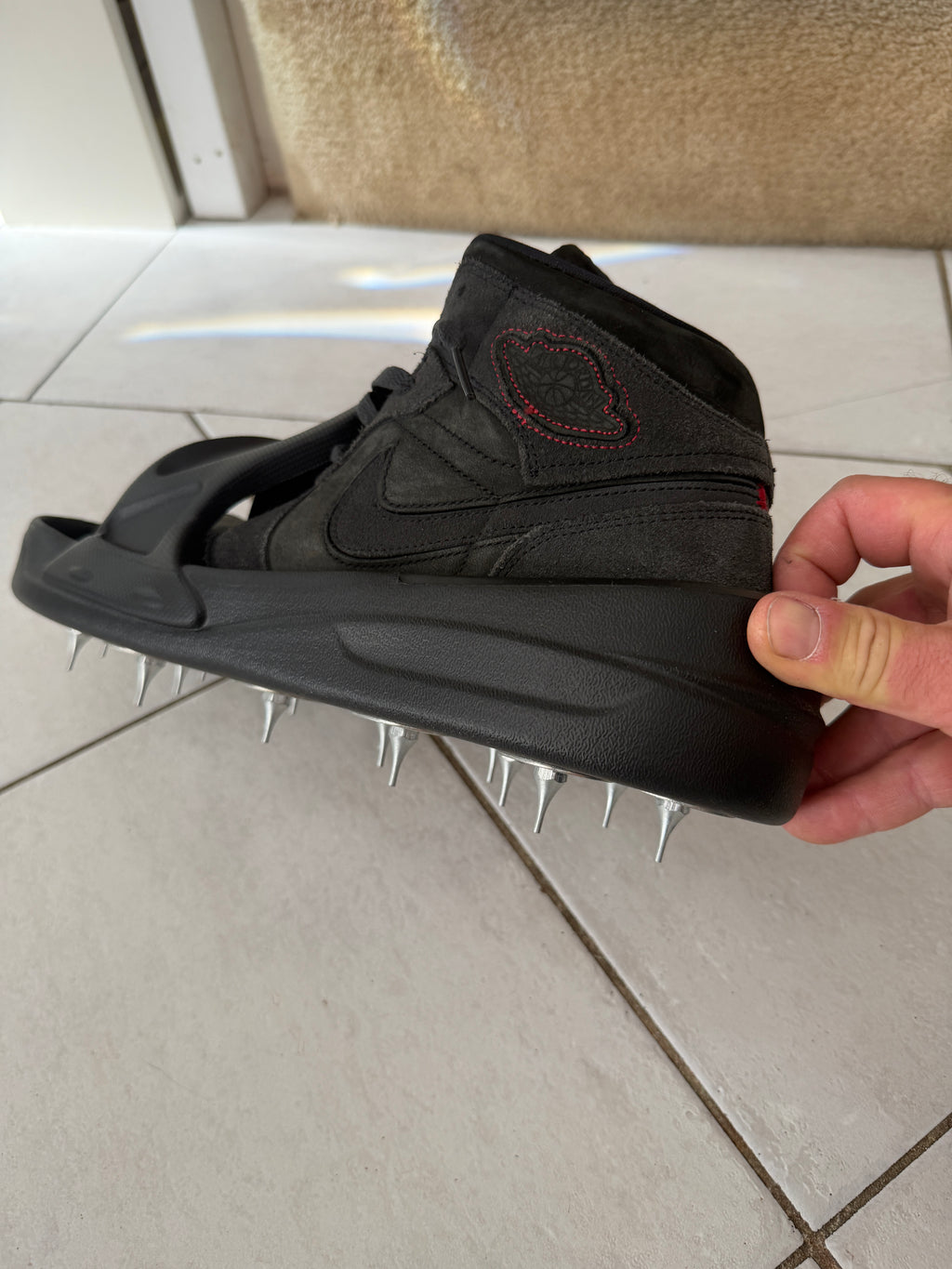 PaintAccess Spike Shoes for Epoxy Flooring – Professional Floor Coating Spiked Sandals