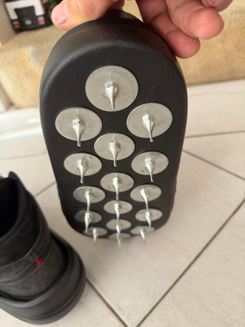 PaintAccess Spike Shoes for Epoxy Flooring – Professional Floor Coating Spiked Sandals