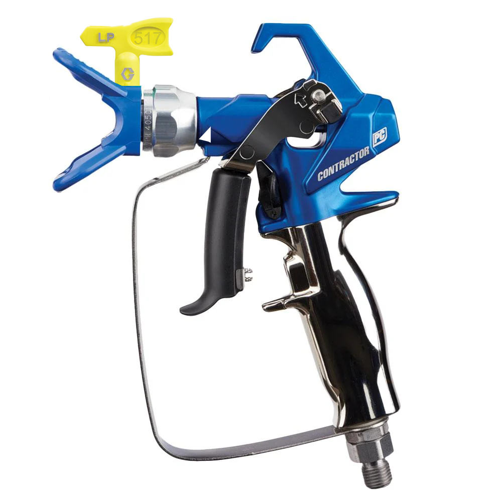 Graco NEW Contractor PC Spray Gun RAC X LP 517 & FREE FFLP310 SwitchTip