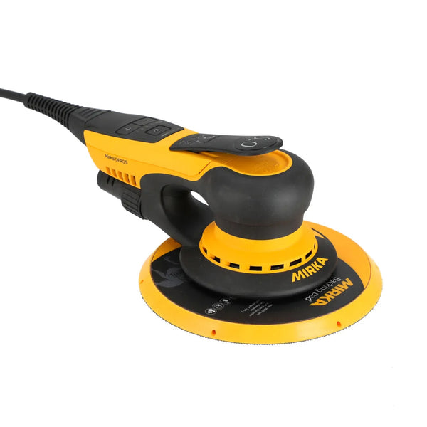 Mirka DEROS II 750 175mm electric random orbital sander with a 5.0mm orbit