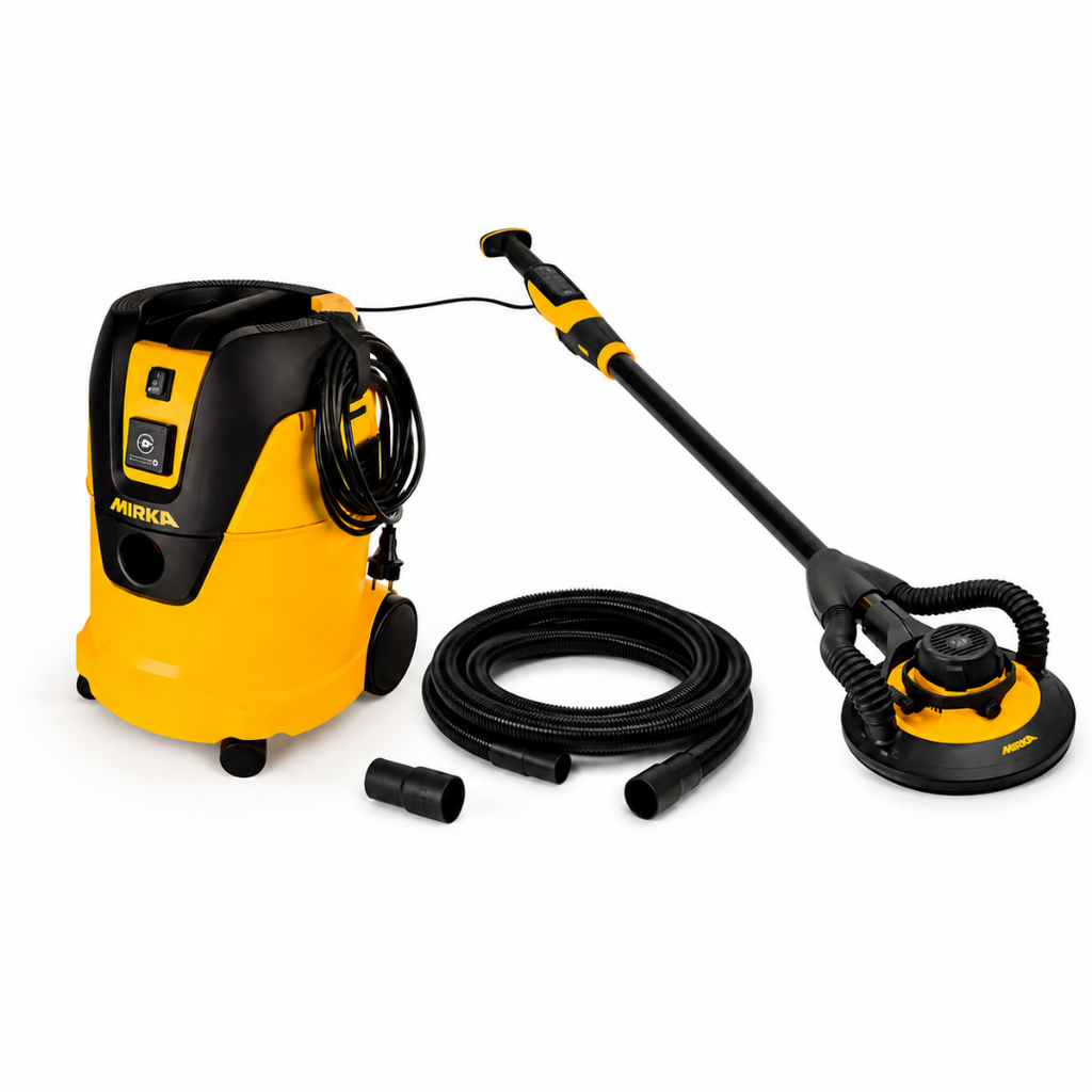Mirka LEROS 225mm Sander and Mirka Dust Extractor Range