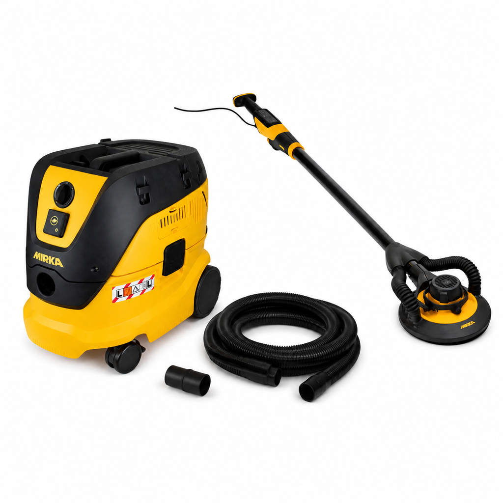 Mirka LEROS 225mm Sander and Mirka Dust Extractor Range