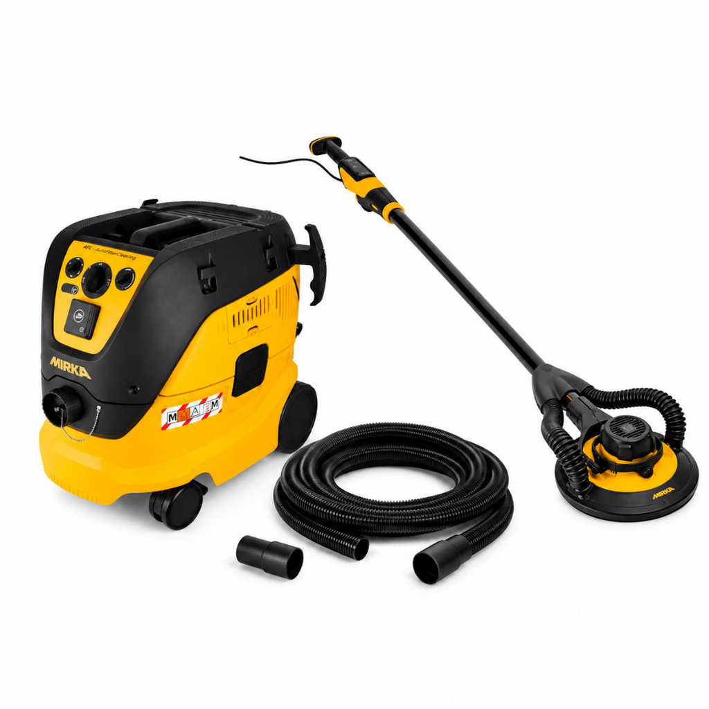 Mirka LEROS 225mm Sander and Mirka Dust Extractor Range