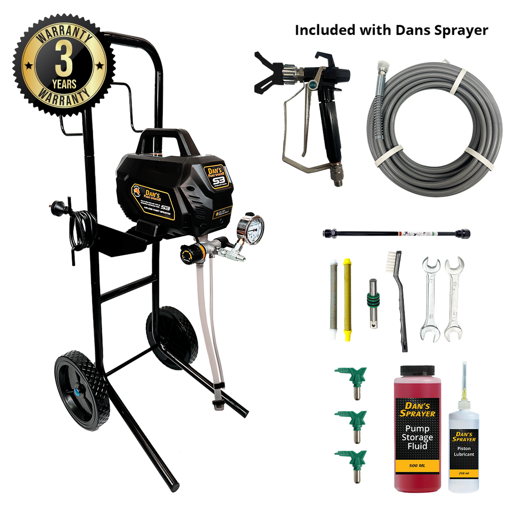 Dan's Sprayer & Paint DIY Kit for a 2-Bedroom Apartment (70 m²)