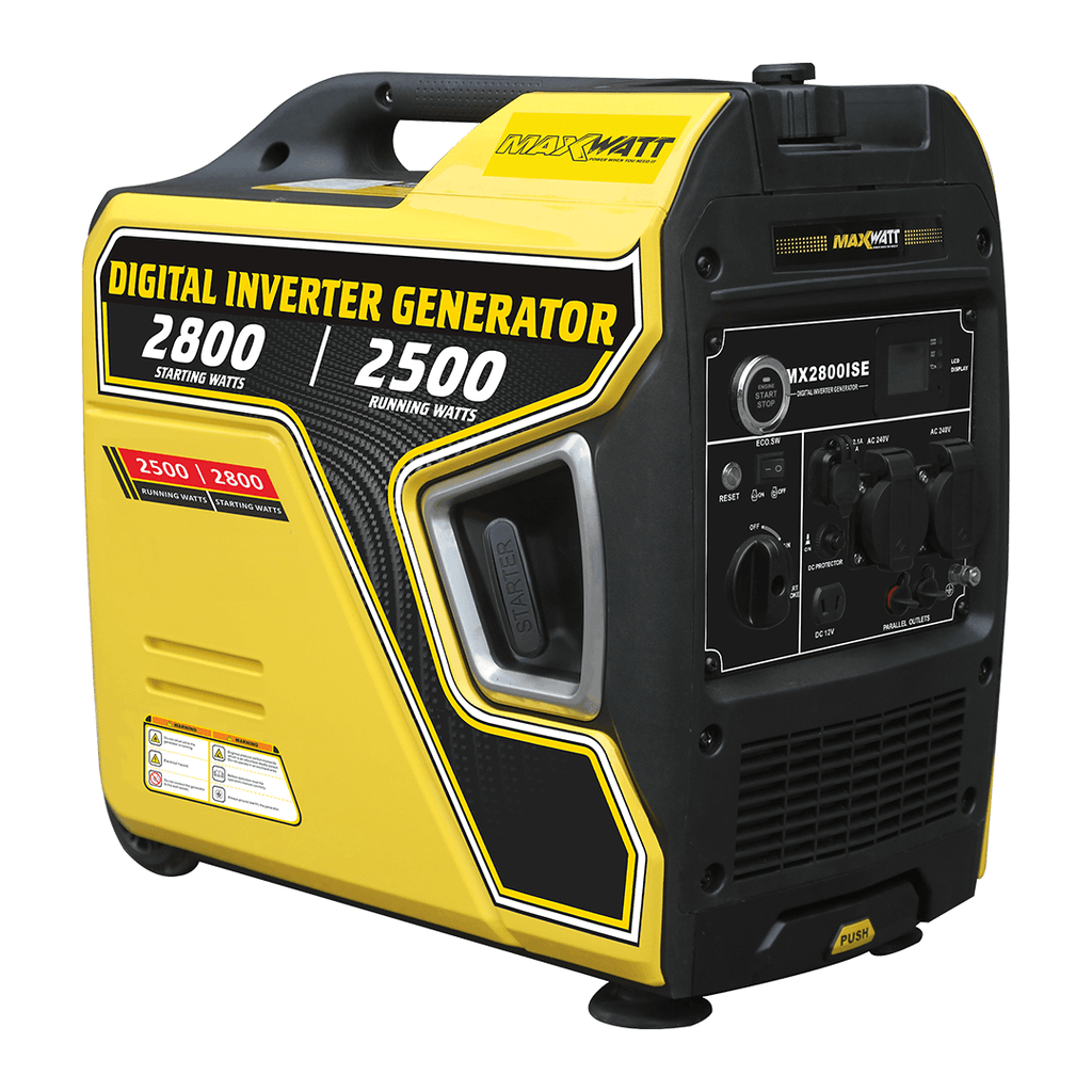 MaxWatt 2800W Pure Sine Digital Inverter Generator