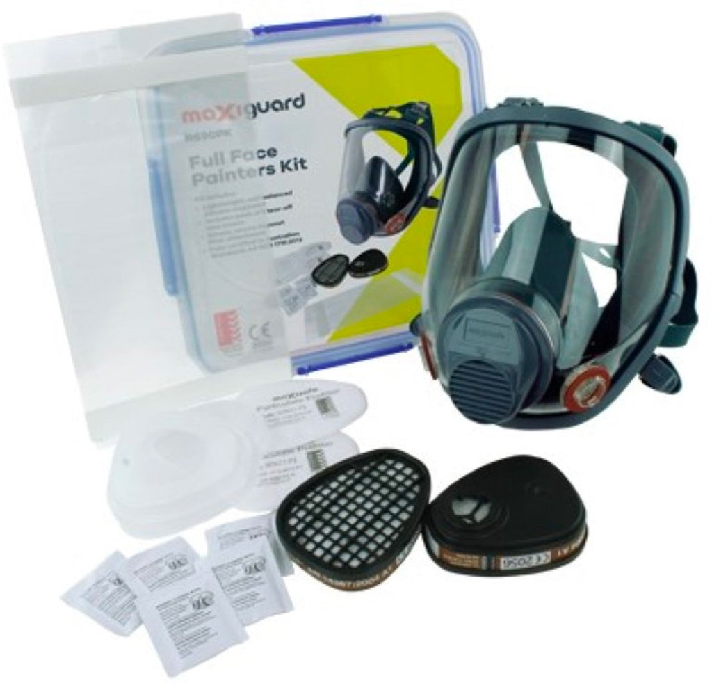 Maxisafe MaxiGuard Full Face Respirator Painters Kit