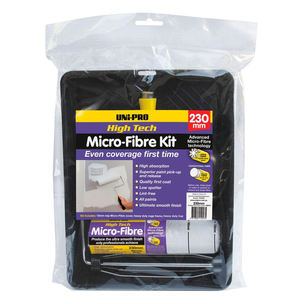 Uni-Pro Microfibre Heavy Duty Roller Kit 230mm - Box of 10