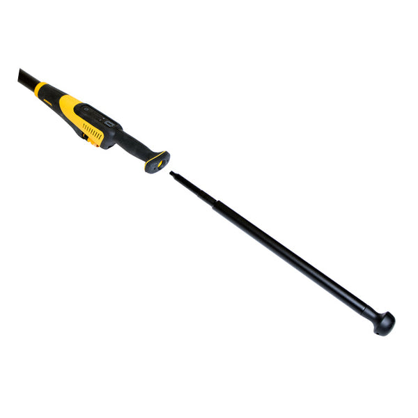 Easy attachment of the 50cm Mirka extension shaft to the LEROS sander handle base