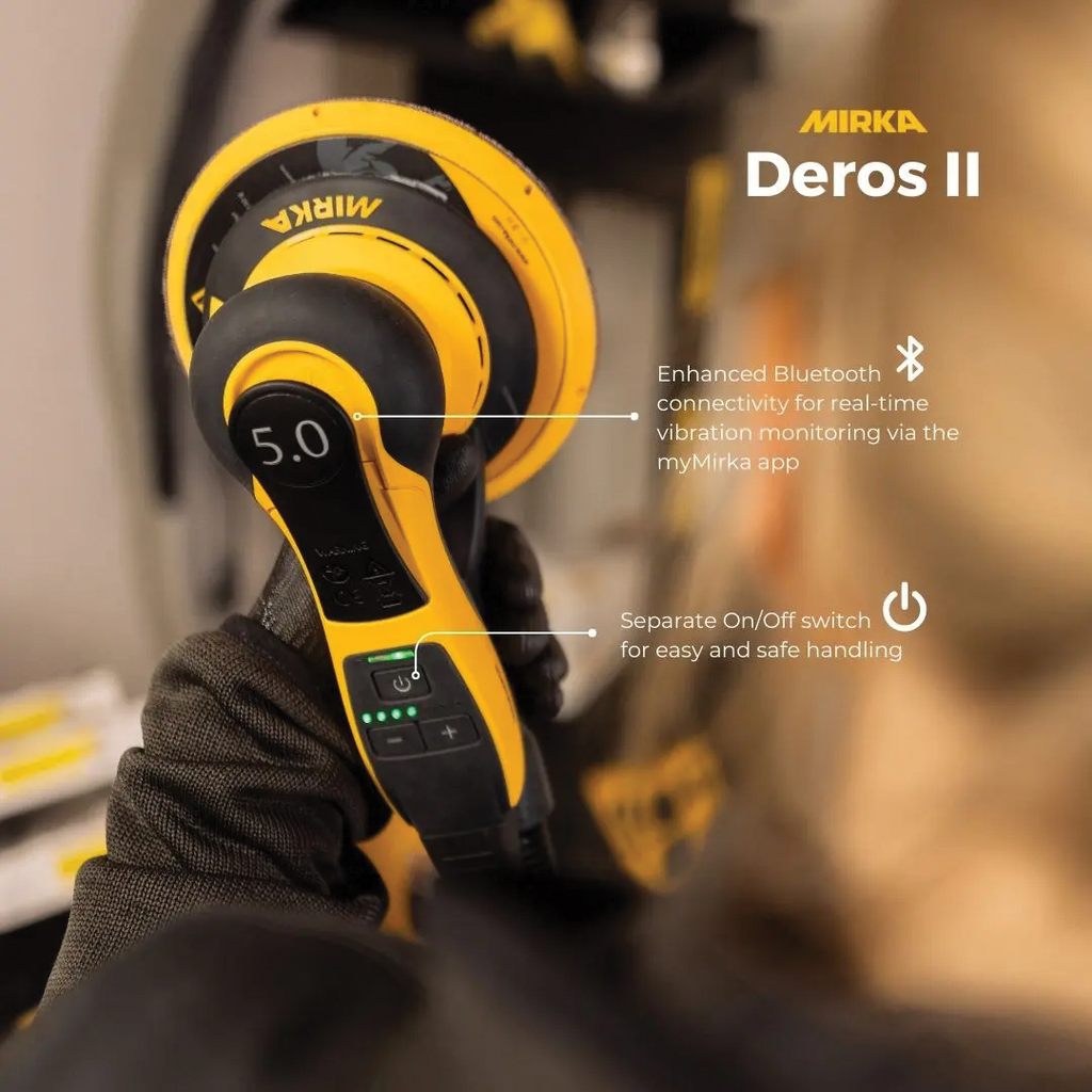 Mirka DEROS II 650CV 150mm Vacuum Orbit 5.0