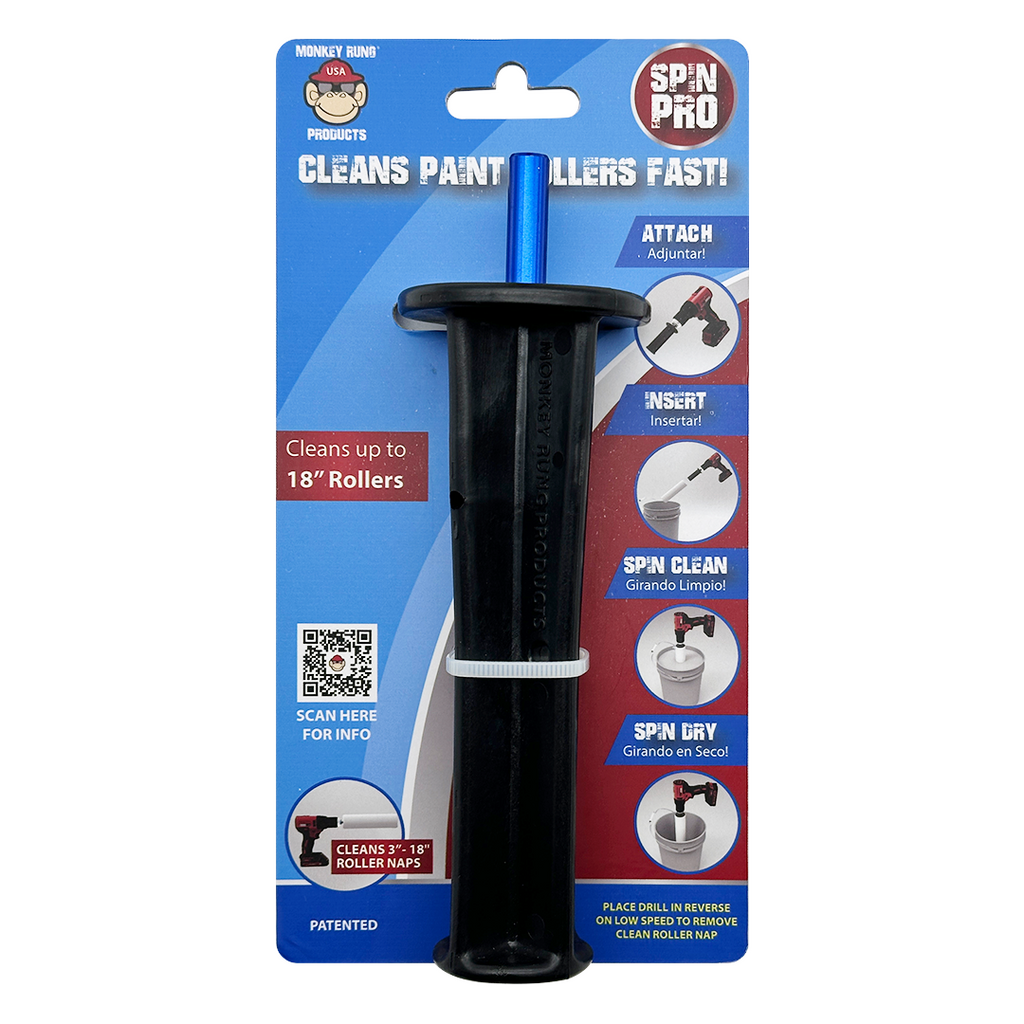 Monkey Rung Spin Pro Paint Roller Cleaner Tool