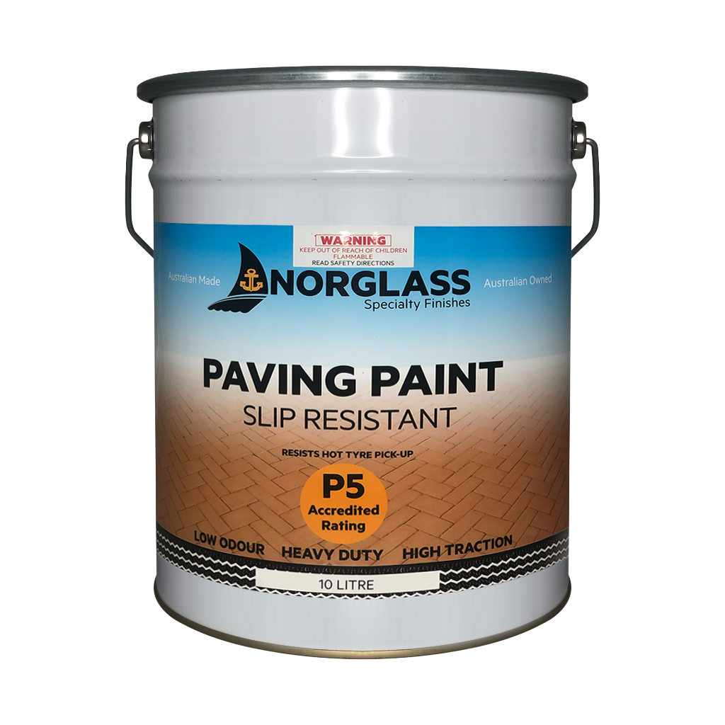 NORGLASS Slip Resistant Paving Paint - Low Sheen - 10L