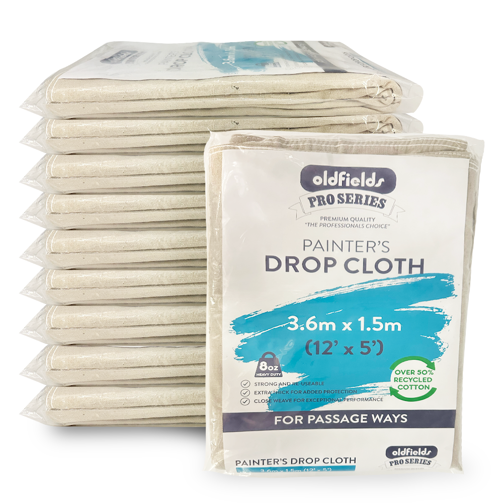 Oldfields Pro Series Drop Sheets 3.6m x 1.5m - Box of 10