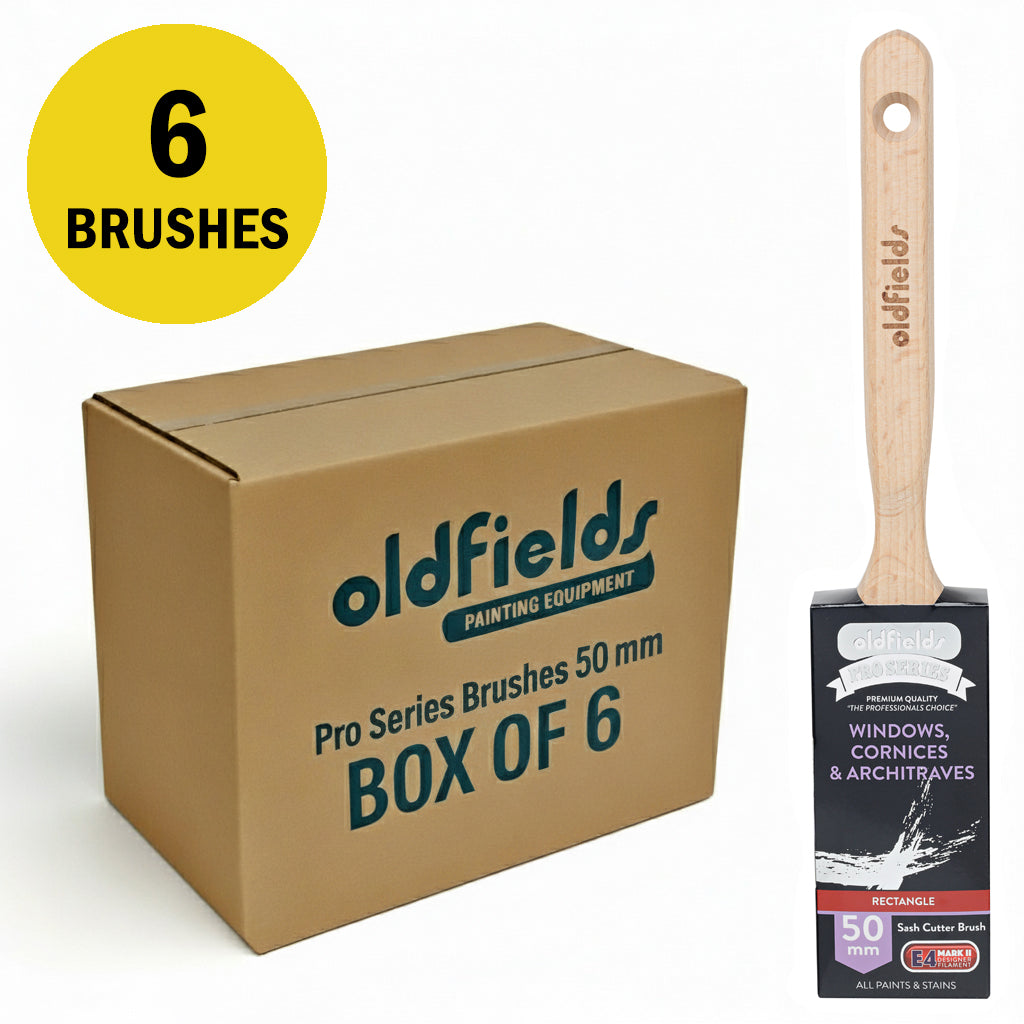 Oldfields Pro Series RECTANGLE Sash Cutters Brushes