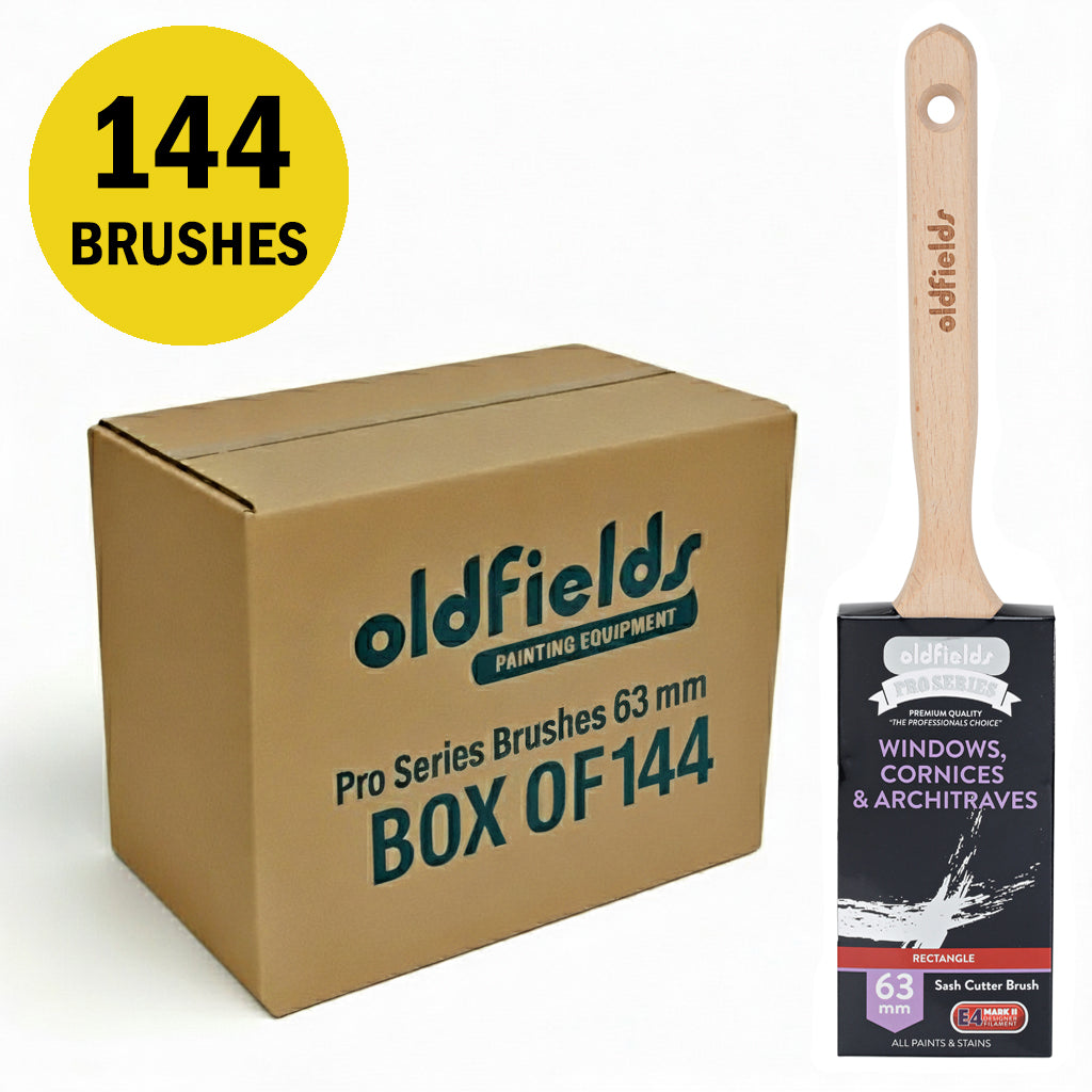 Oldfields Pro Series RECTANGLE Sash Cutters Brushes