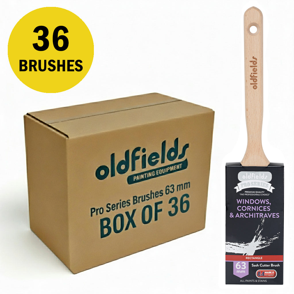 Oldfields Pro Series RECTANGLE Sash Cutters Brushes