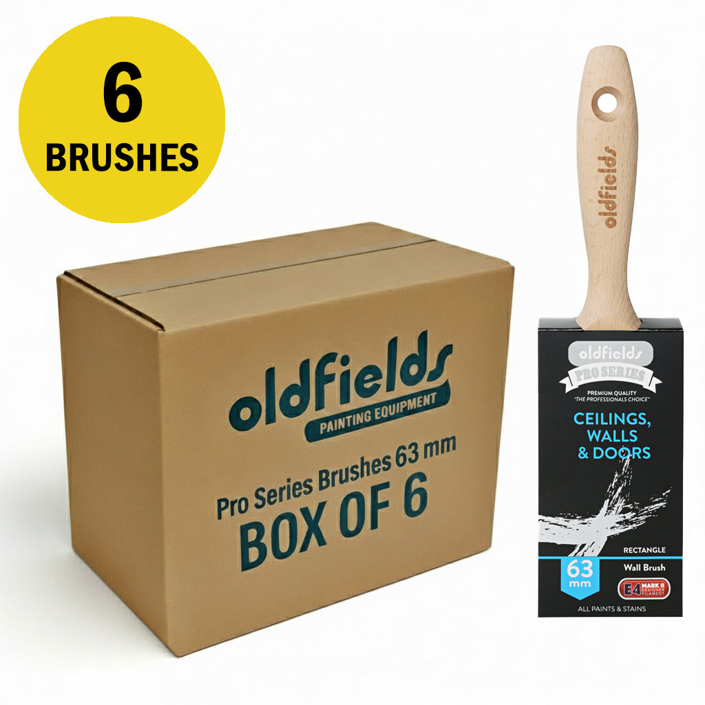 Oldfields Pro Series RECTANGLE Wall Brushes