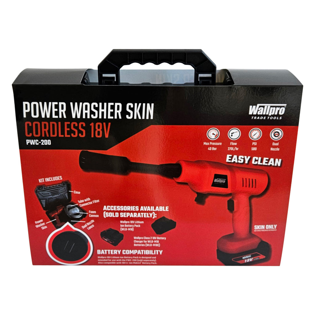 Wallpro Cordless 18V Power Washer Skin
