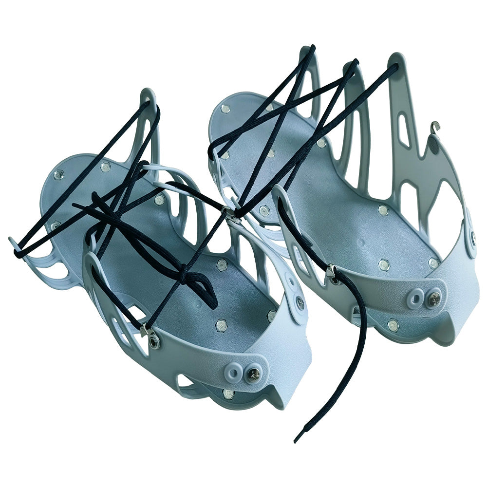 PaintAccess White Spiked Shoes for Floor Painting