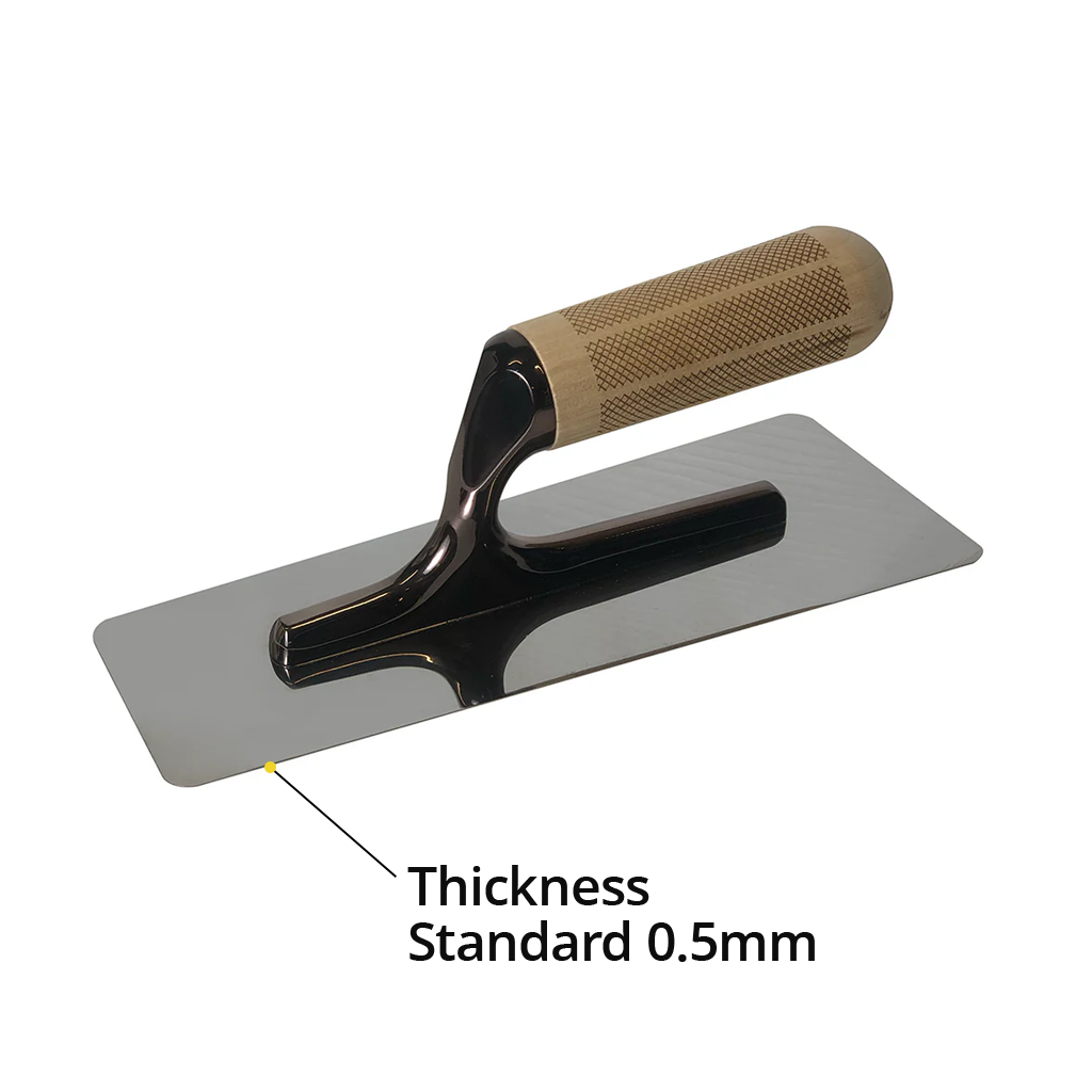 PaintAccess 24cm Venetian Plaster Trowel for Stucco with Wooden Handle