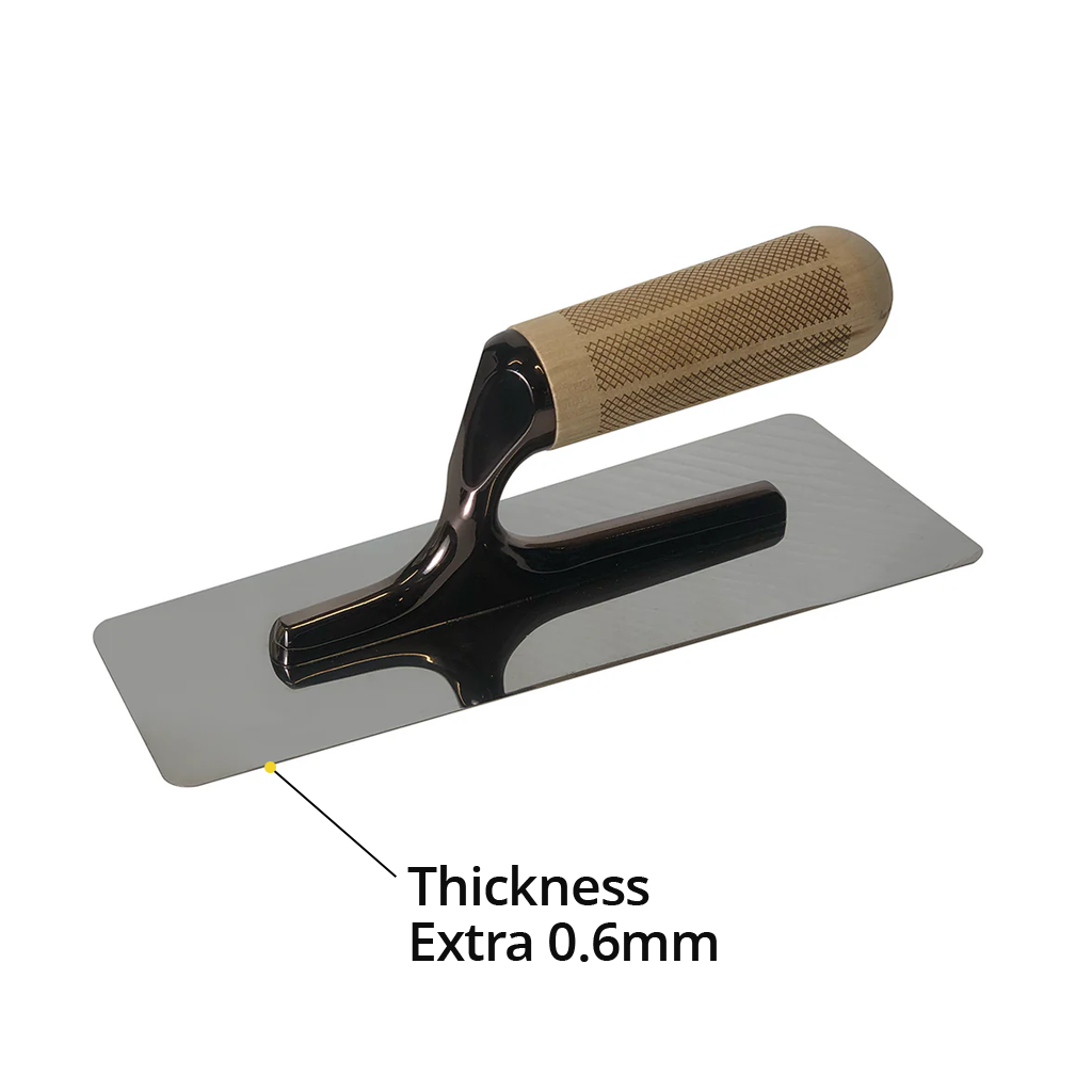 PaintAccess 24cm Venetian Plaster Trowel for Stucco with Wooden Handle