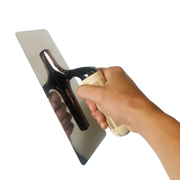 PaintAccess 24cm Venetian Plaster Trowel for Stucco with Wooden Handle - Special