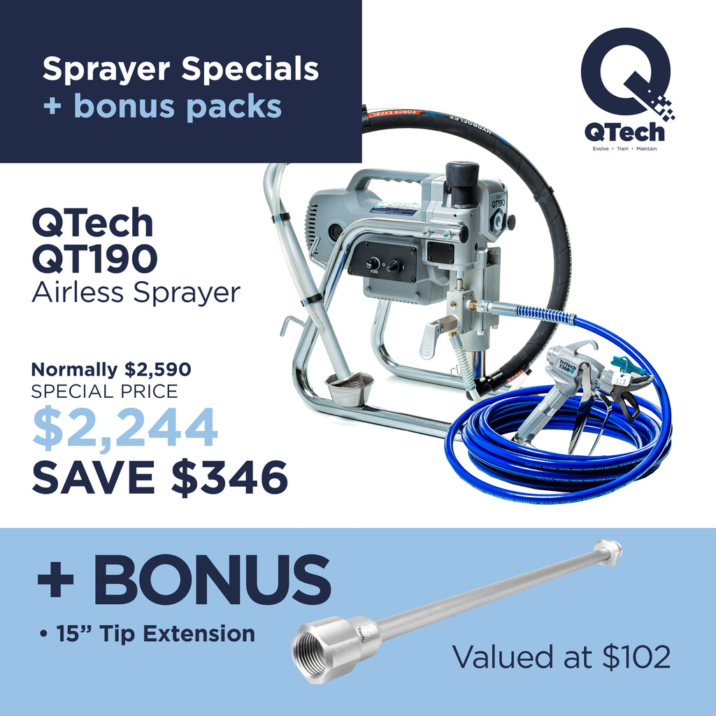 QTech QT190 Electric Airless Paint Sprayer