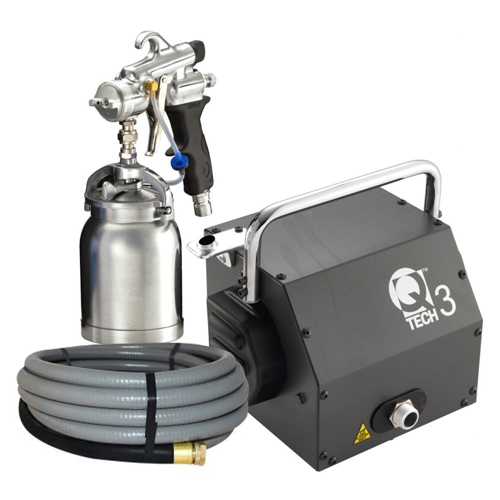 QTech3 Silver Pro HVLP Sprayer 10-1027