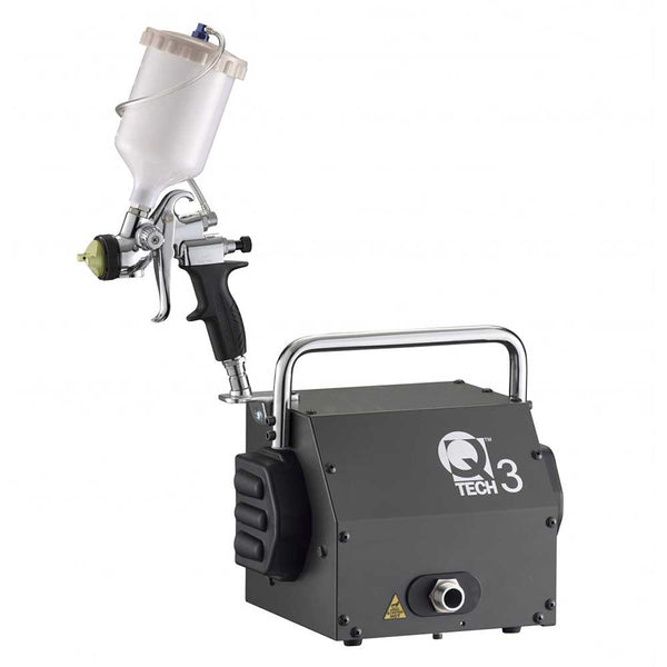 QTech3 HVLP 3-Stage Turbine Sprayer – Gravity Gun