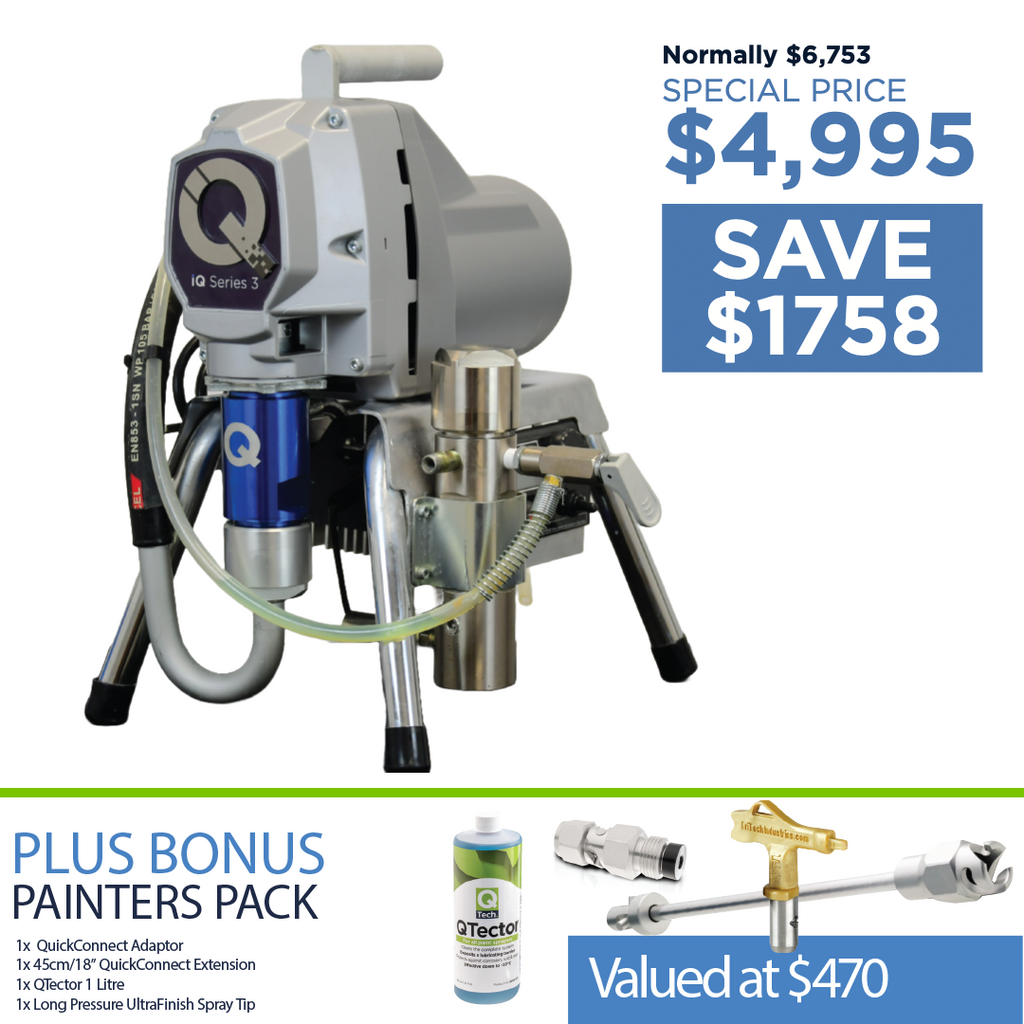 QTech iQ Series 3 Airless Paint Sprayer Carry