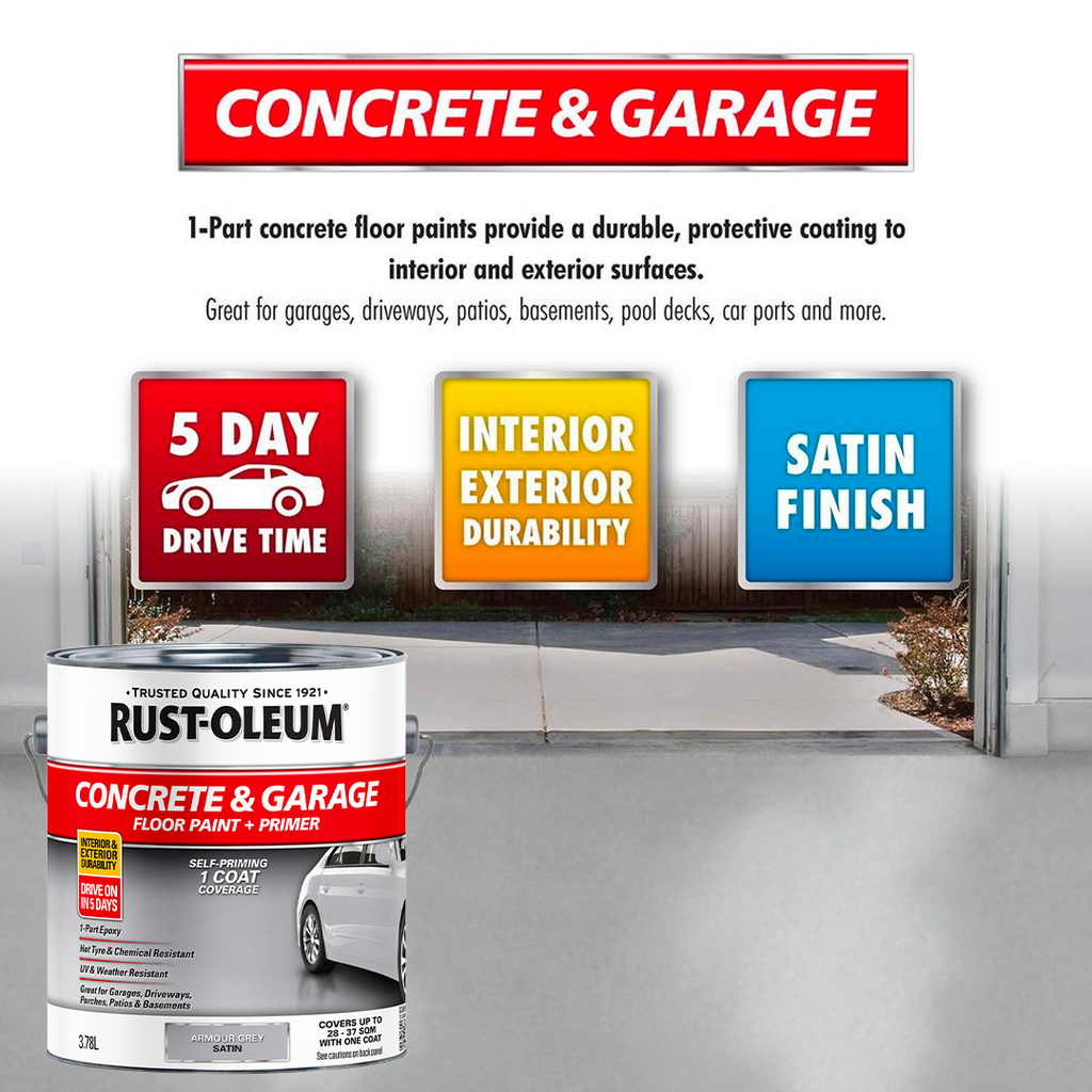 Rust-Oleum 3.78L Concrete And Garage Floor Paint