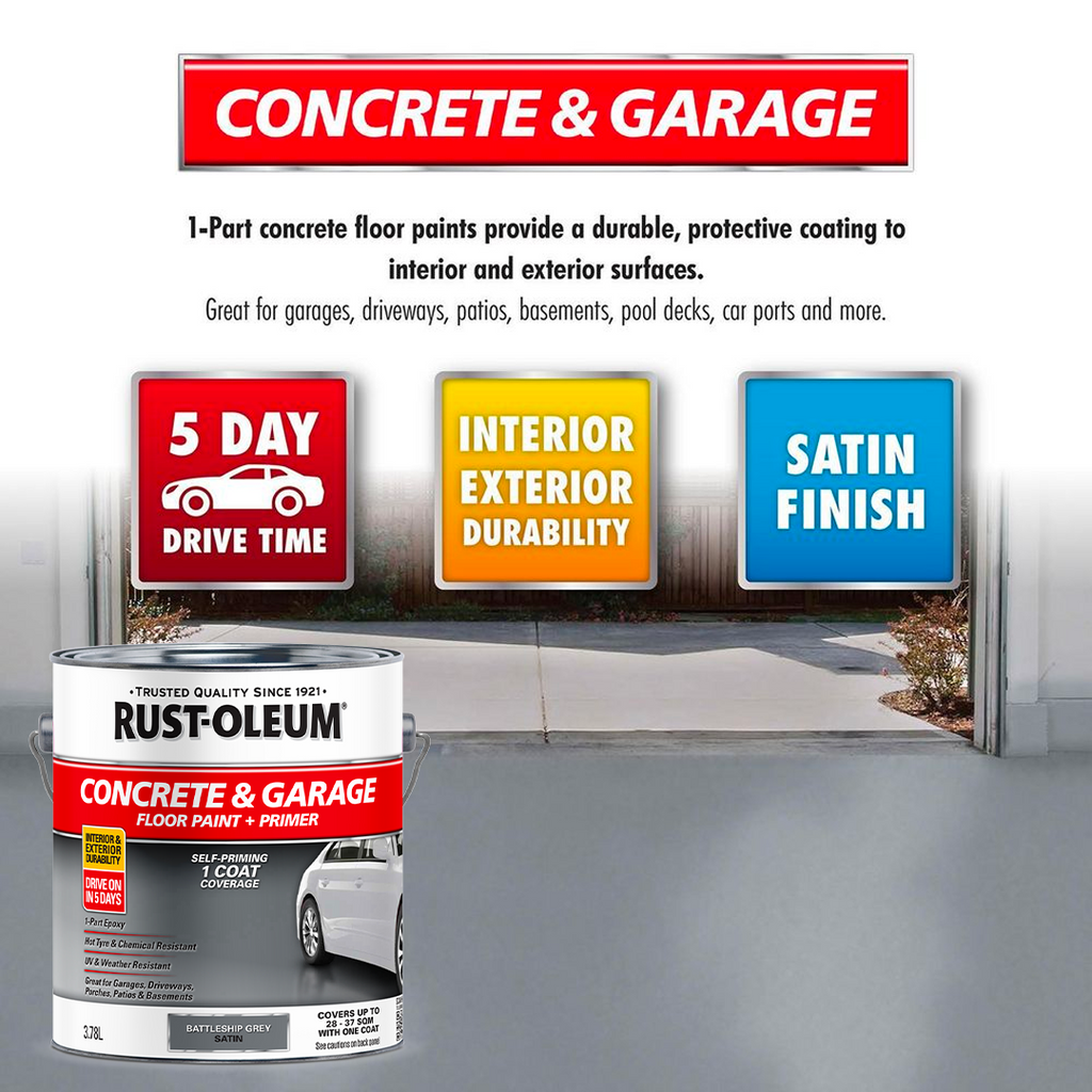 Rust-Oleum 3.78L Concrete And Garage Floor Paint