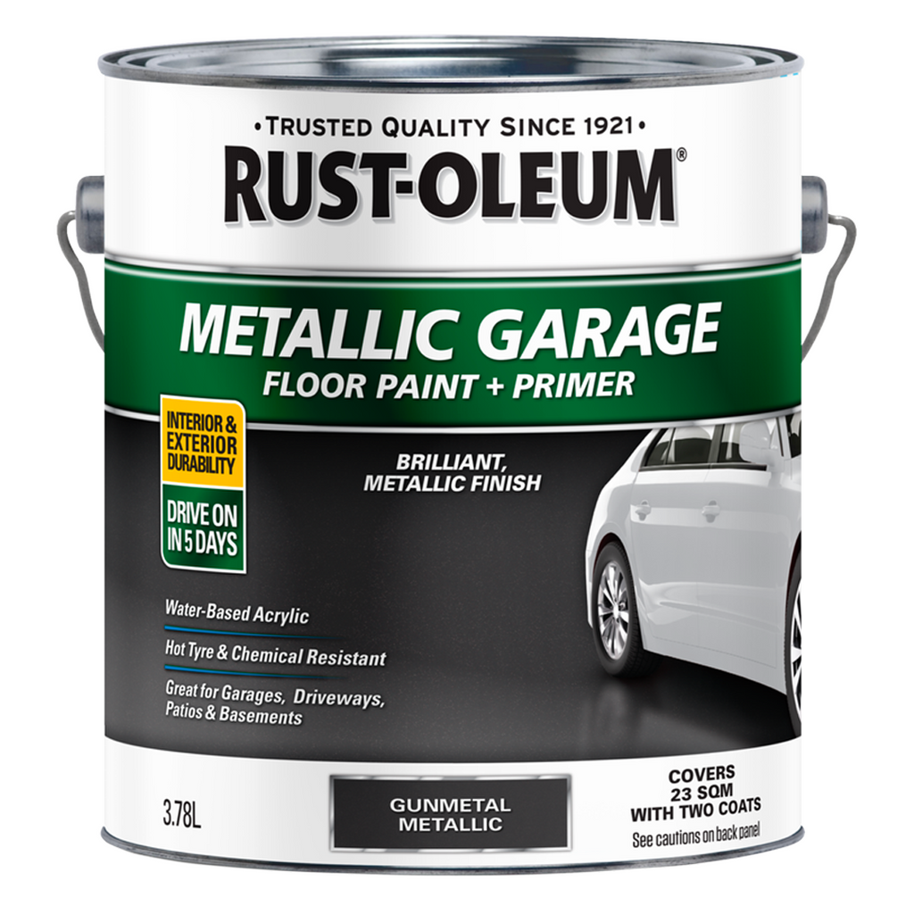 Rust-Oleum 3.78L Gunmetal Metallic Concrete And Garage Floor Paint