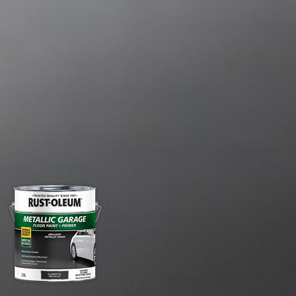 Rust-Oleum 3.78L Gunmetal Metallic Concrete And Garage Floor Paint