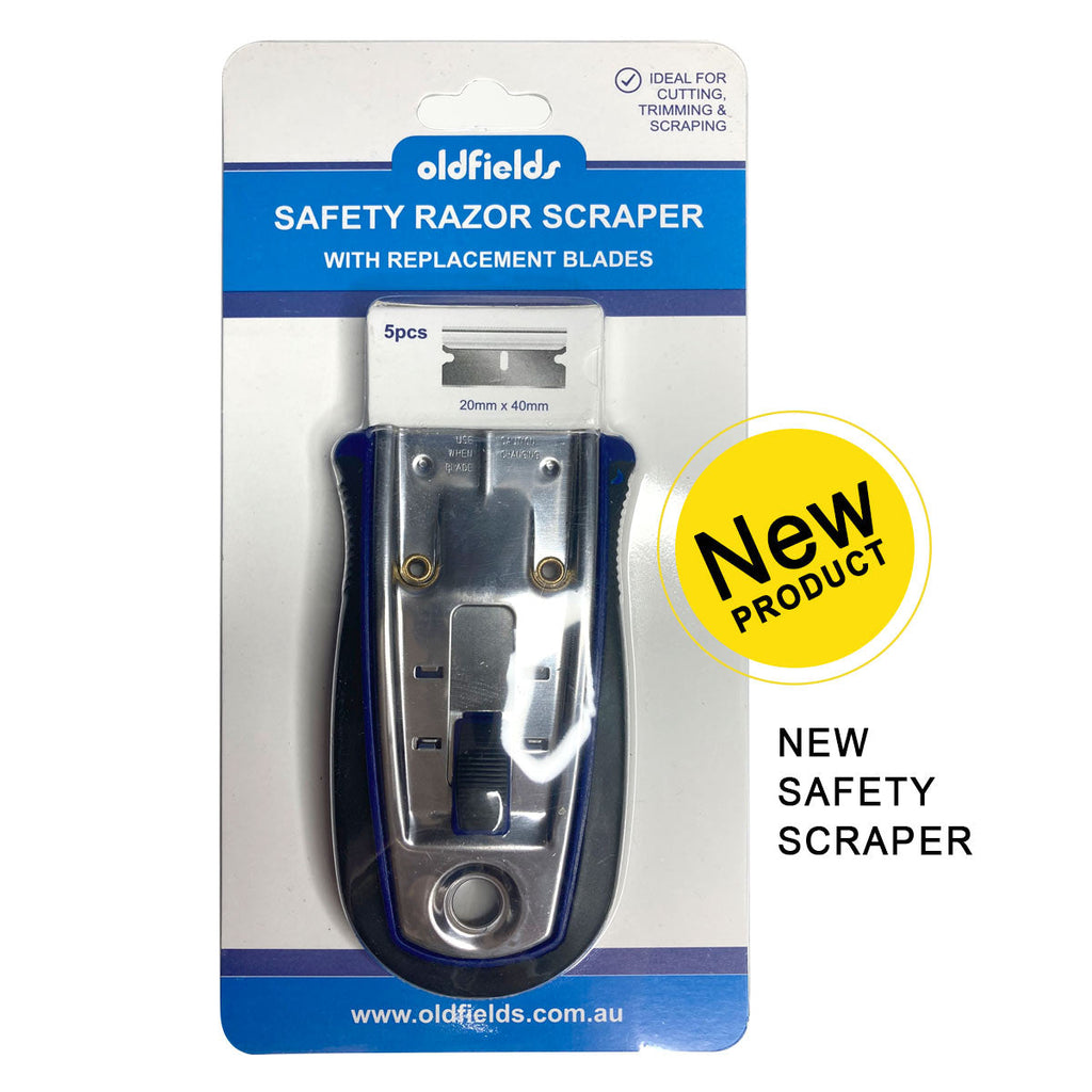 Oldfields Safety Razor Scraper with Replacement blades