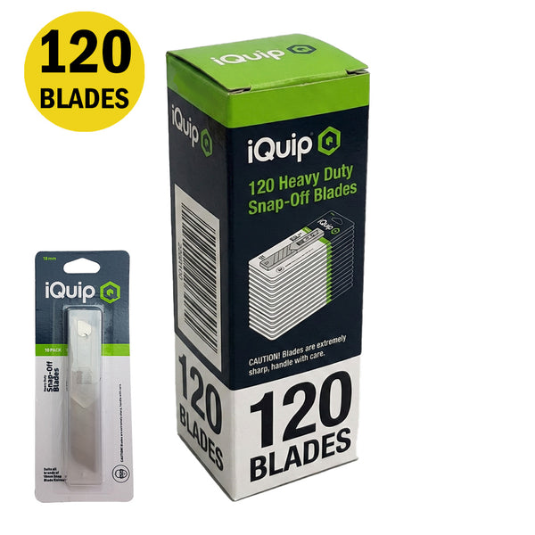 iQuip Snap Off Blades 18mm X 10Pcs