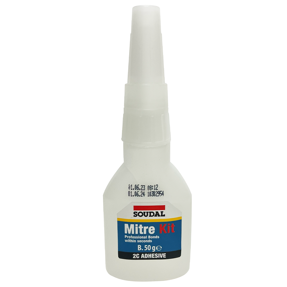 Soudal  Super Glue 2C Adhesive Mitre Kit