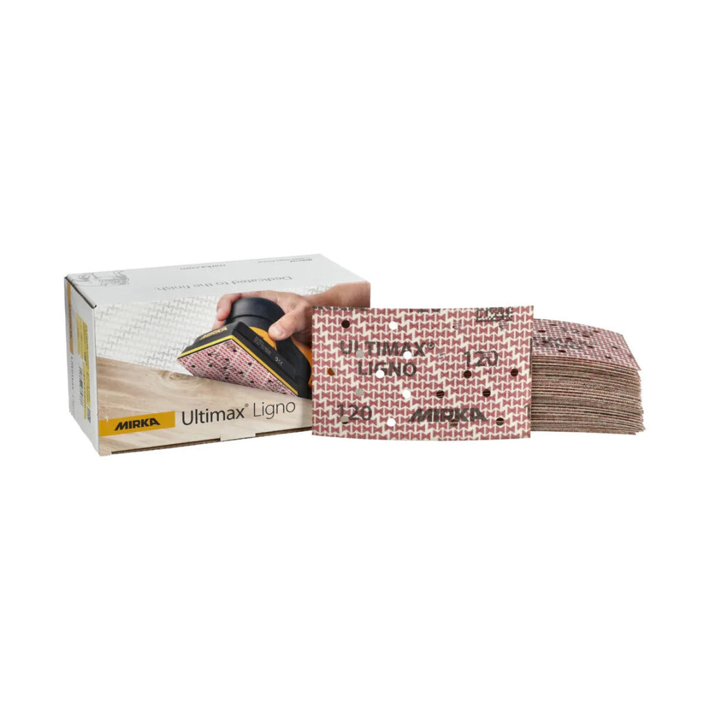 Mirka Ultimax Ligno 81 x 133mm Grip Multifit Sanding Sheets - 50 Pack