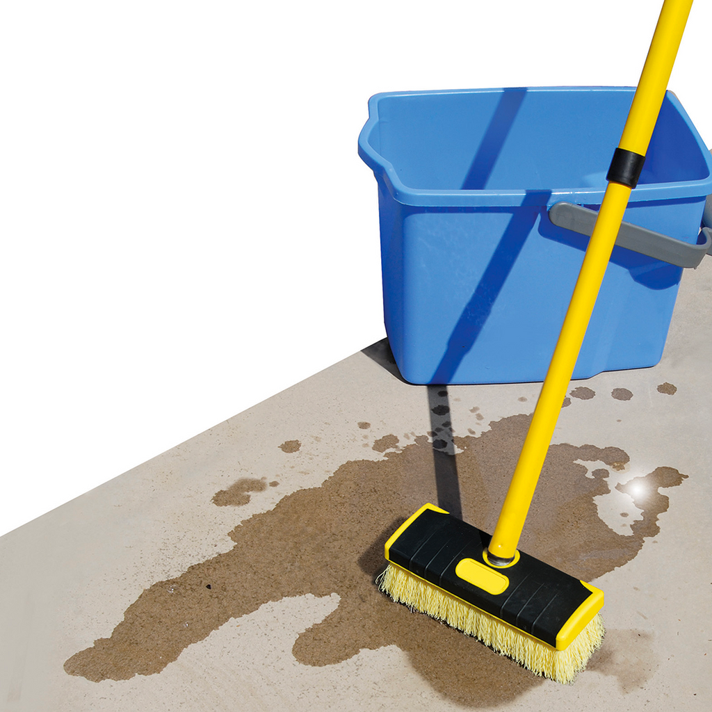 Uni-Pro Deck & Concrete Scrubber With Adjustable Pole - Box of 6