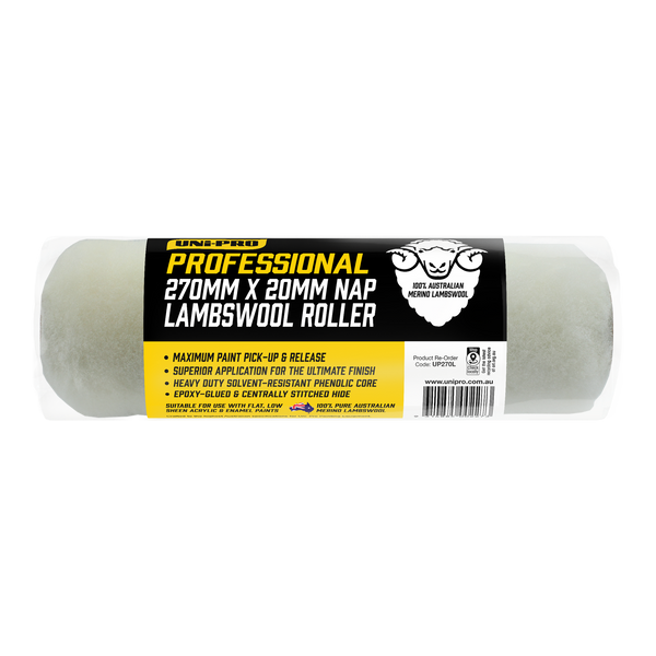 Uni-Pro Professional 270mm Sheepskin Roller Covers