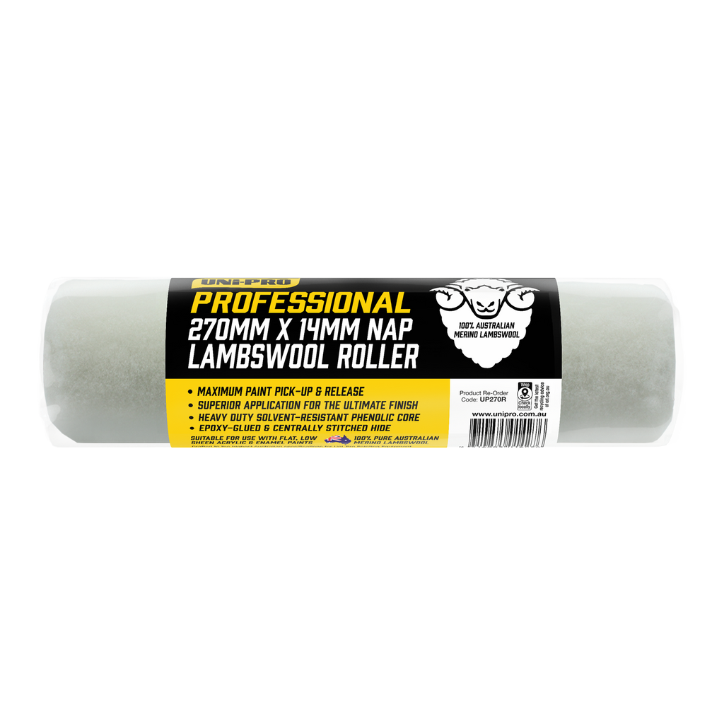 Uni-Pro Professional 270mm Sheepskin Roller Covers