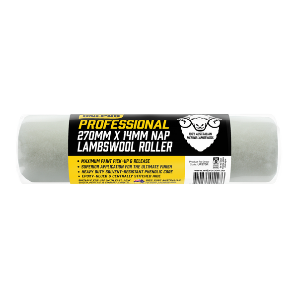 Uni-Pro Professional 270mm Sheepskin Roller Covers