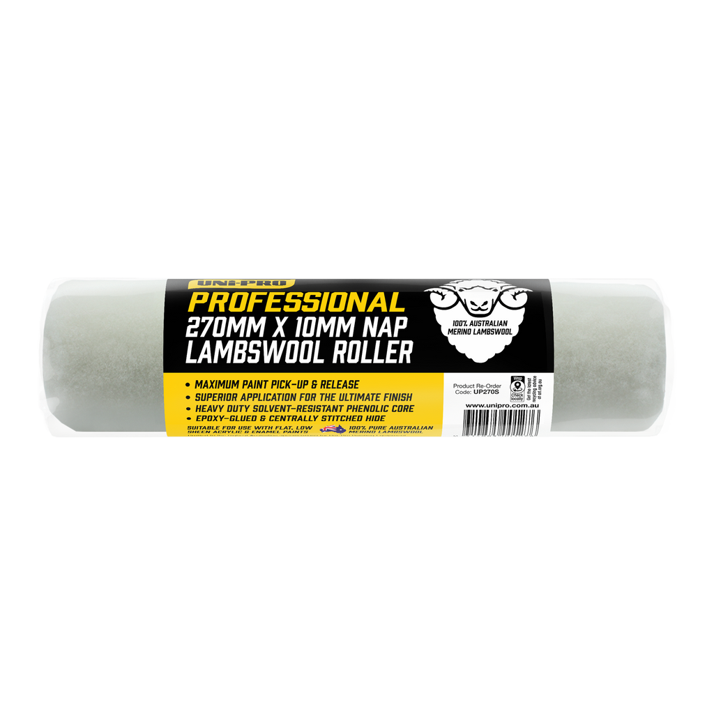 Uni-Pro Professional 270mm Sheepskin Roller Covers