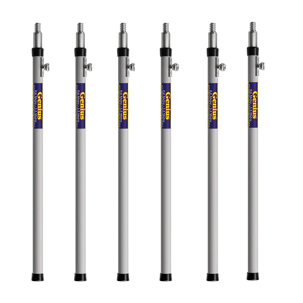 Uni-Pro Professional Aluminium Extension Pole 0.6m - 1.2m - BULK SPECIAL